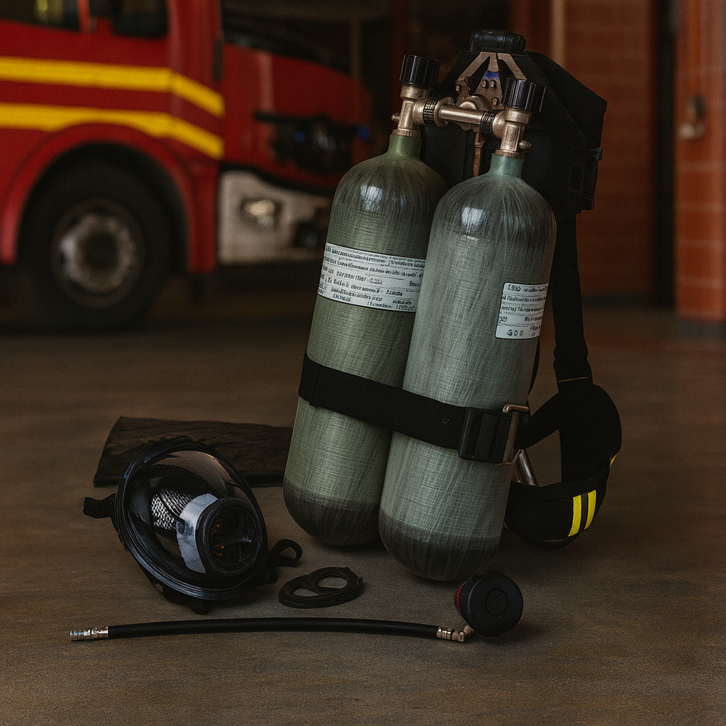 Дихальний апарат SCBA з повітряним балоном 6.8 л, 300 Бар, стандарт EN 12245, Китай